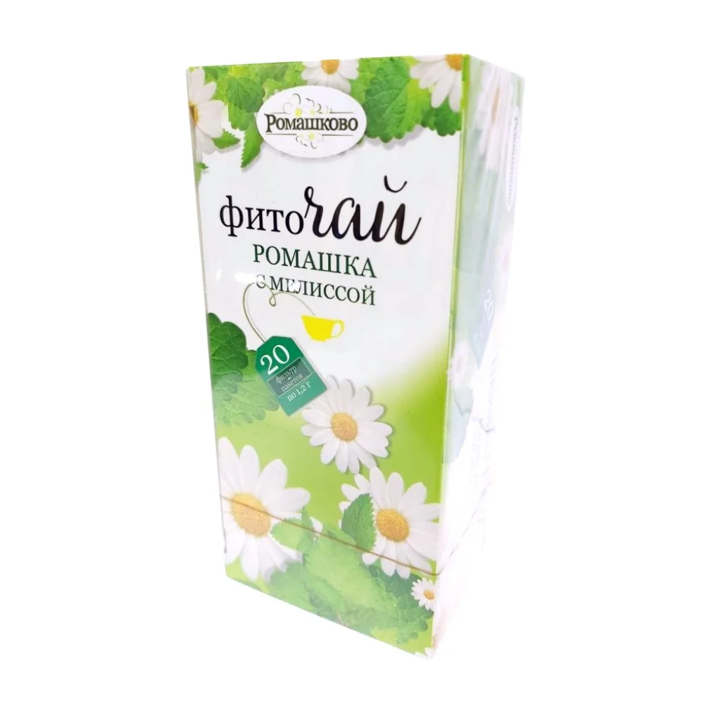 Ромашка с мелиссой напиток чайный Ромашково 1,2г фильтр-пакет №20