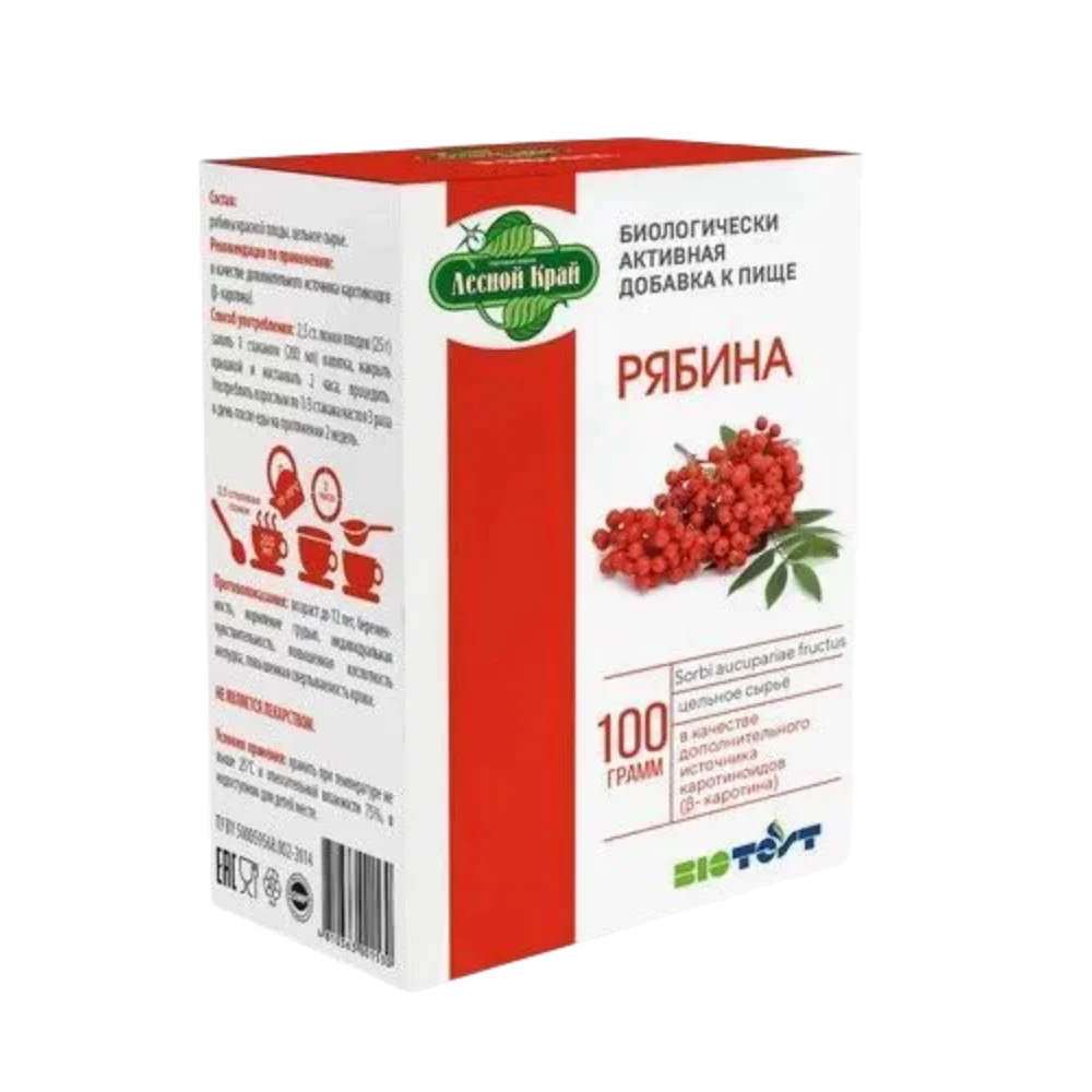 Рябина БАД серии "Лесной край" 100г упаковка №1