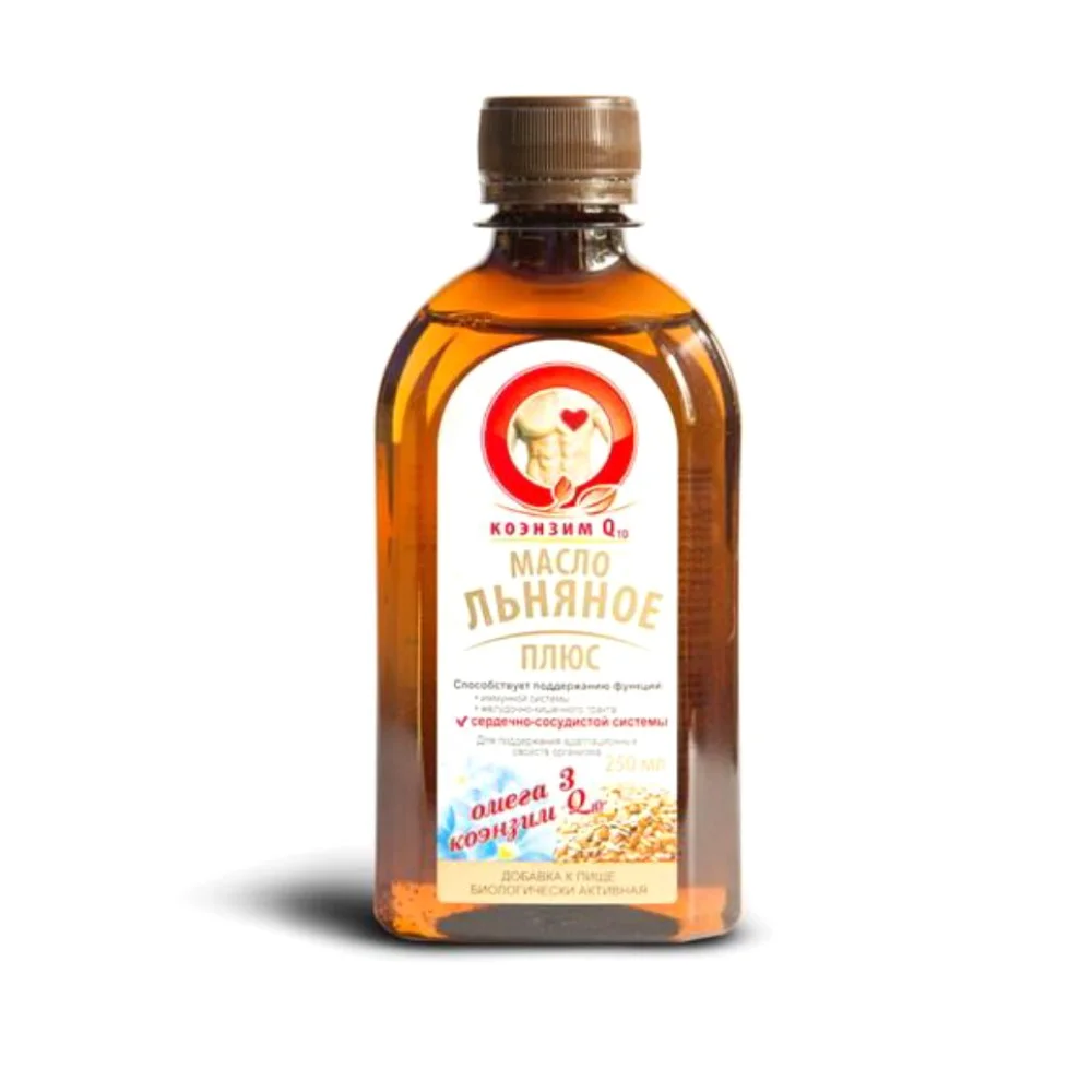 Коэнзим Q10-Масло льняное плюс БАД 250мл флакон №1