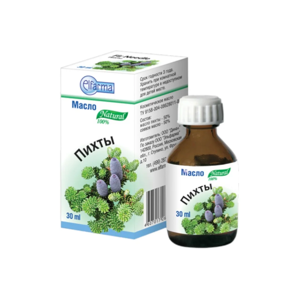 Масло косметическое пихты 30мл флакон №1