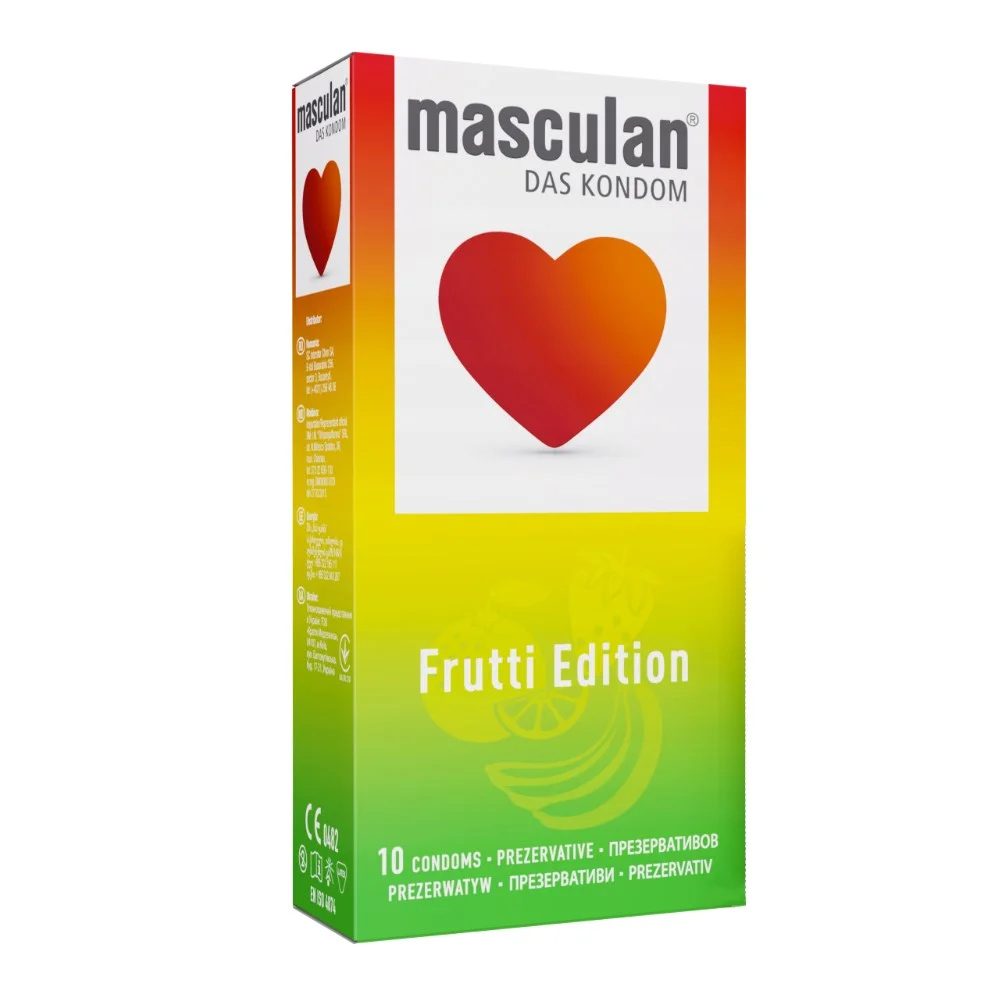 Презервативы Masculan Frutti Edition (цветные с ароматами) №10