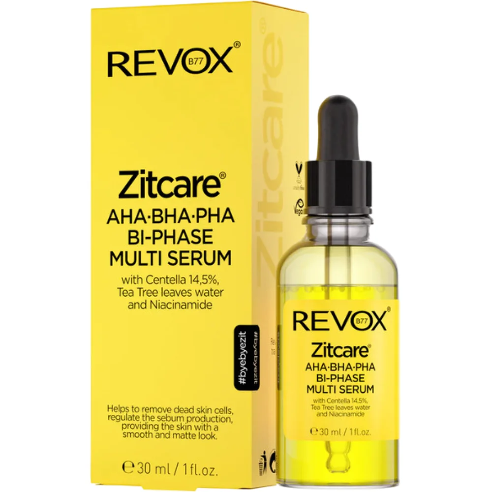 Мульти-сыворотка для лица Revox B77 Zitcare AHA.BHA.PHA Multi Serum двухфазная 30мл №1
