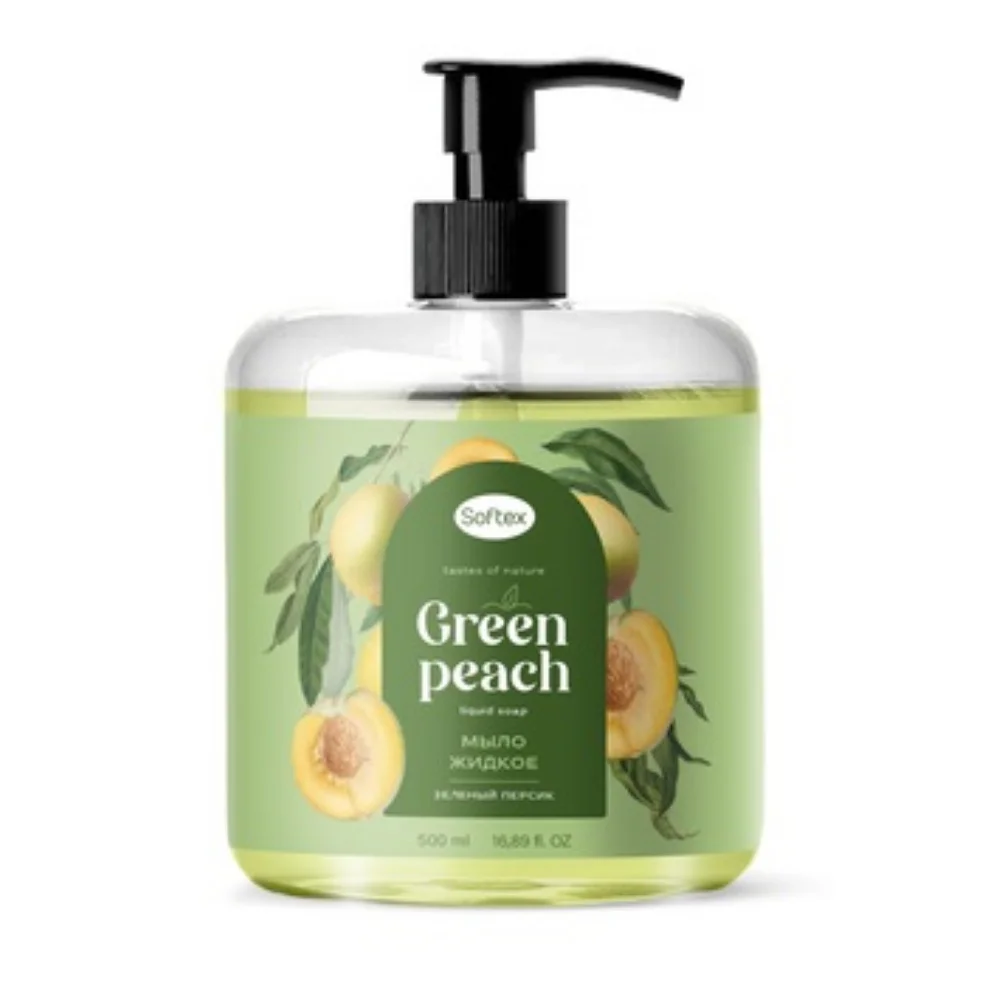 Мыло жидкое "Green Peach" 500мл №1