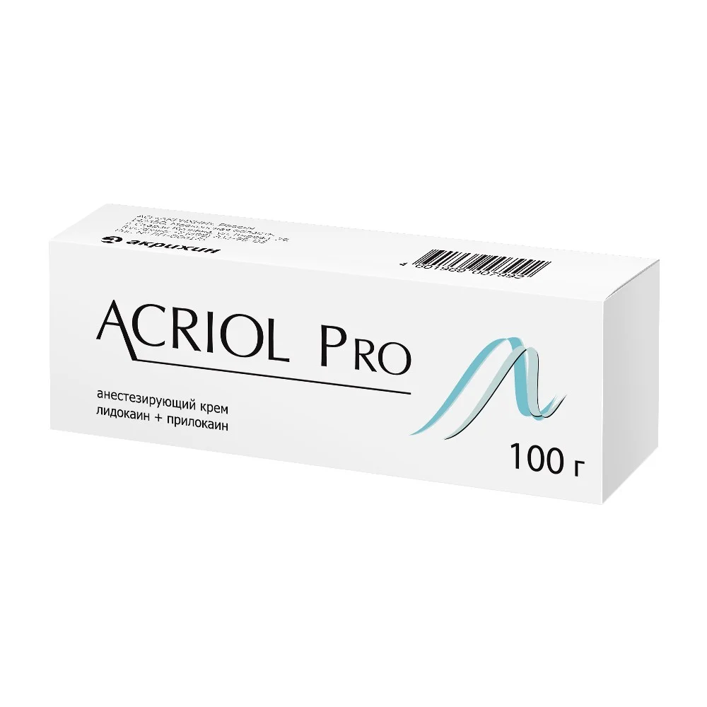 Акриол Про крем для местного и наруж. прим. 2,5% 2,5% 100г туба №1