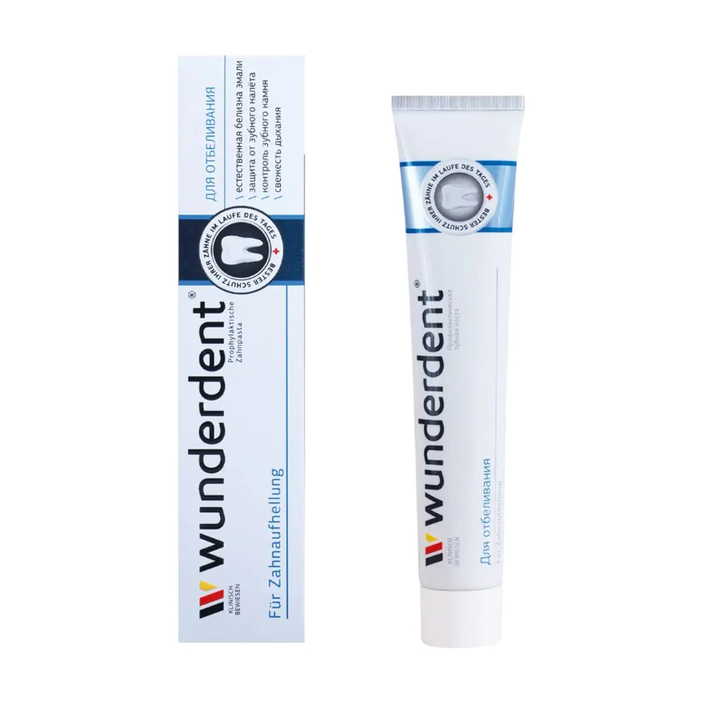 Зубная паста Wunderdent для отбеливания 100г №1