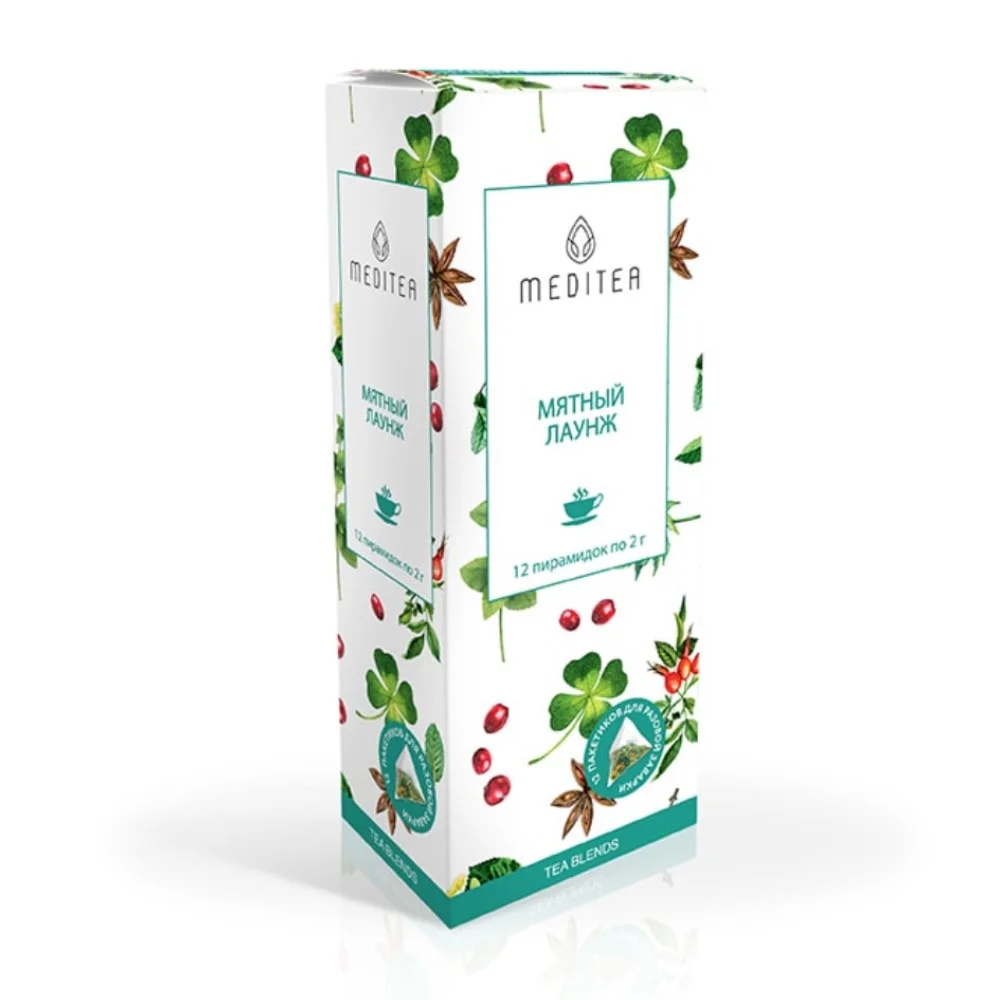 Чайный напиток "Мятный лаунж" 2г №12