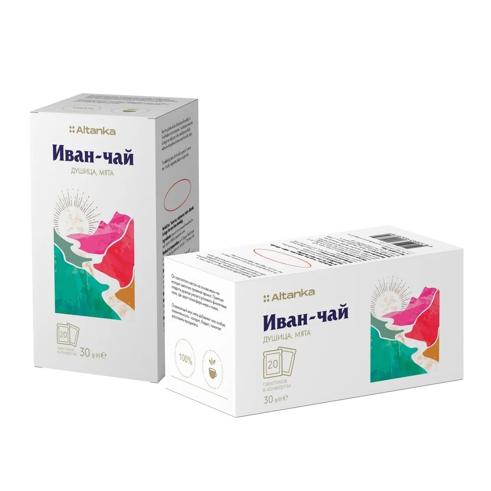Фиточай "Иван-чай, душица, мята" Altanka 1,5г фильтр-пакет №20