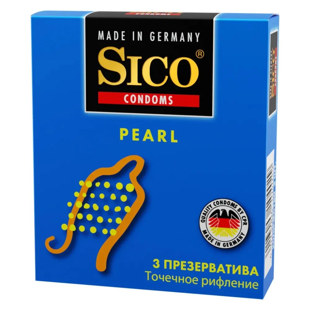 Презервативы SICO Pearl (точечное рифление) №3
