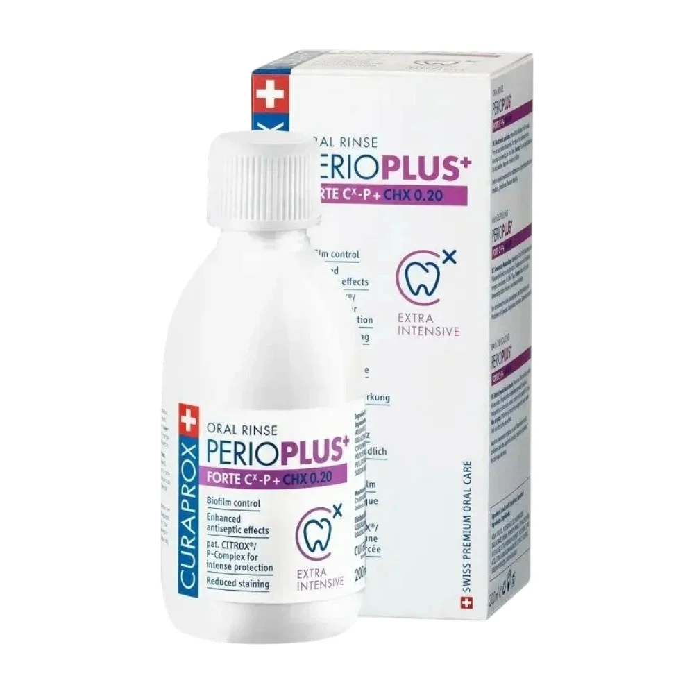 Жидкость-ополаскиватель CURAPROX Perio Plus Forte CHX 0,20% 200мл №1