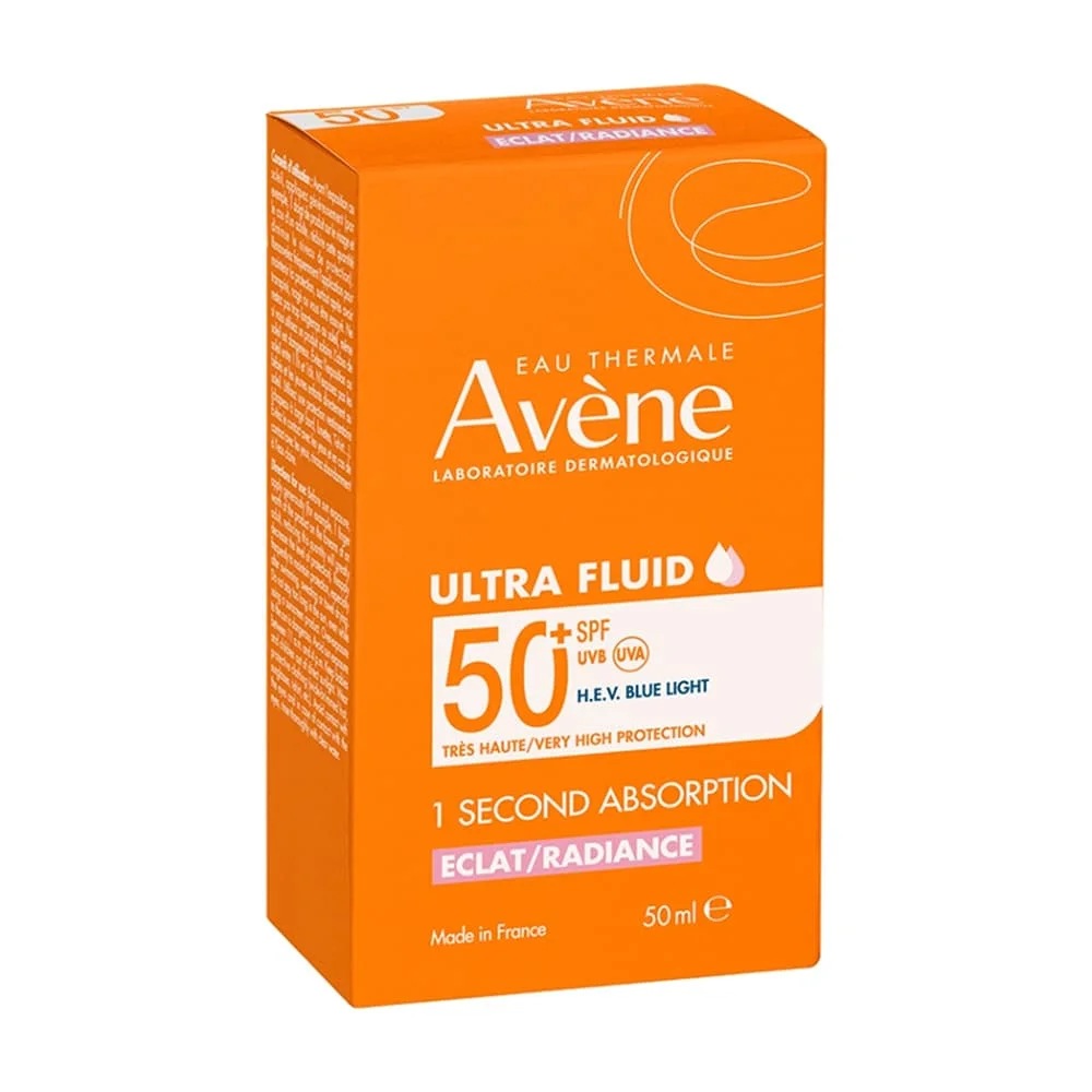 Флюид AVENE солнцезащитный ультралегкий придающий сияние SPF 50+ 50мл №1