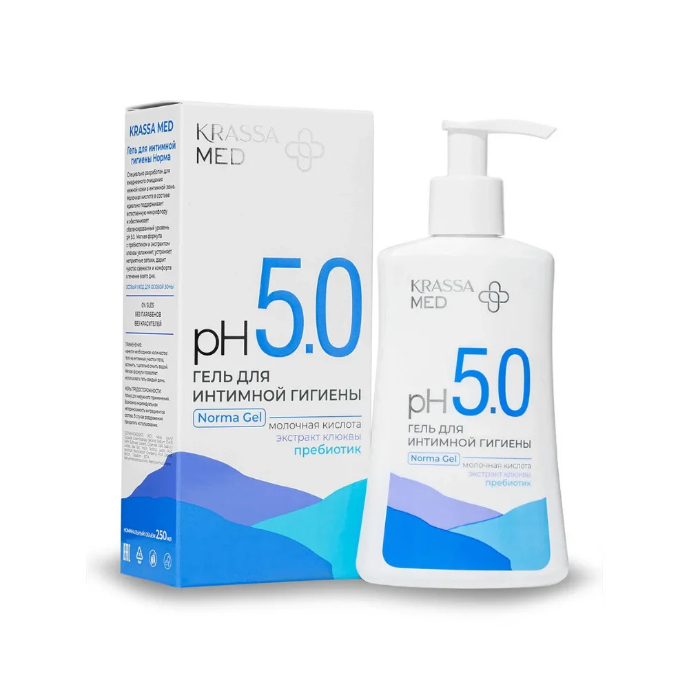 Гель для интимной гигиены Норма Krassa Med 250мл №1