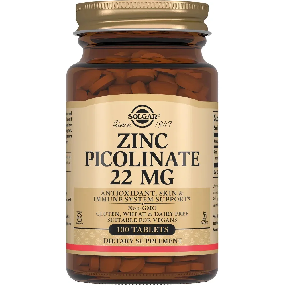 Пиколинат цинка "Solgar" БАД таблетки флакон №100