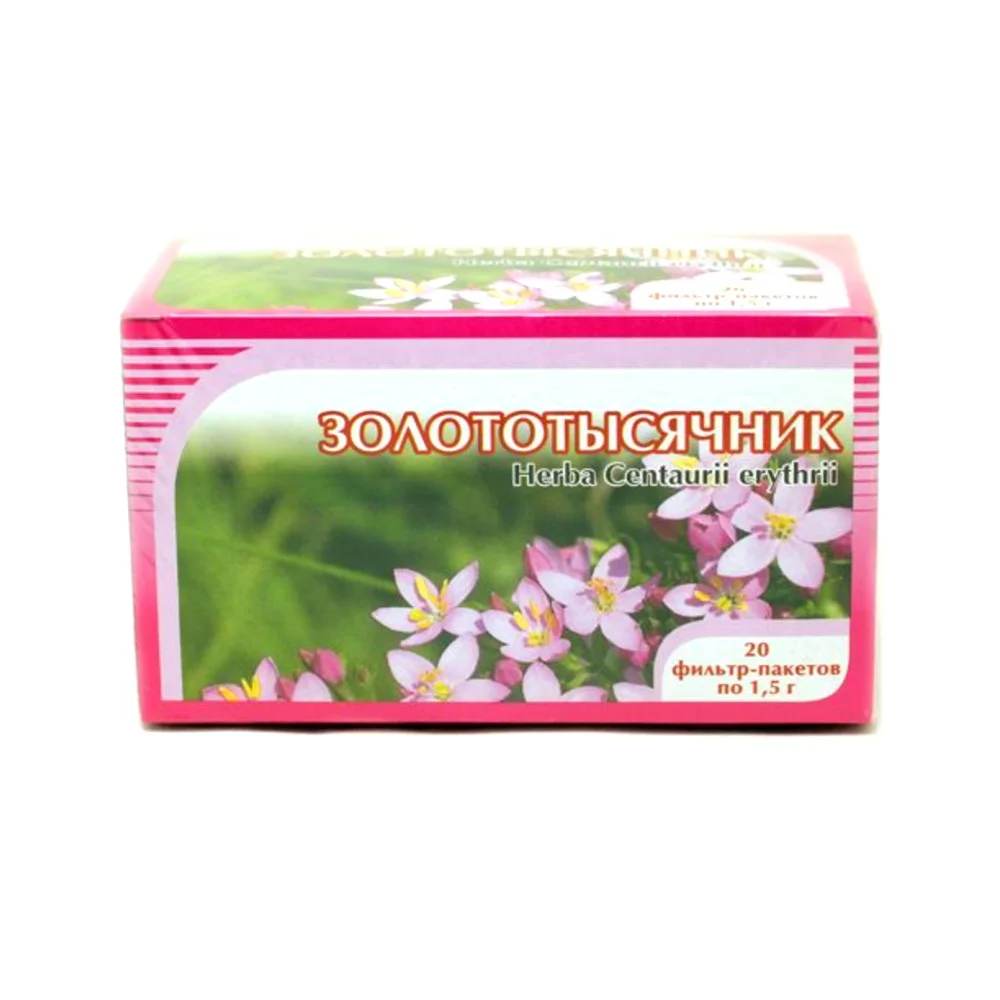 Золототысячник БАД 1,5г фильтр-пакет №20