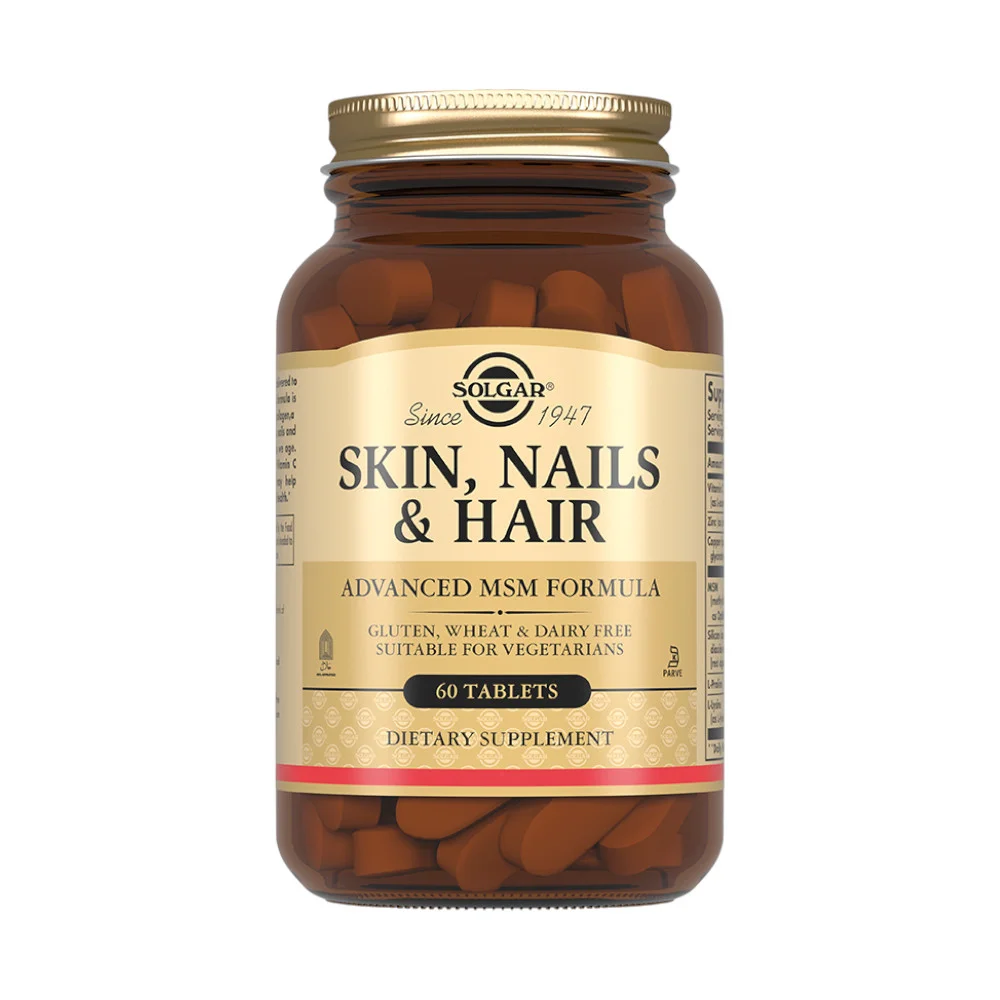 Кожа, ногти, волосы "Solgar" БАД таблетки флакон №60