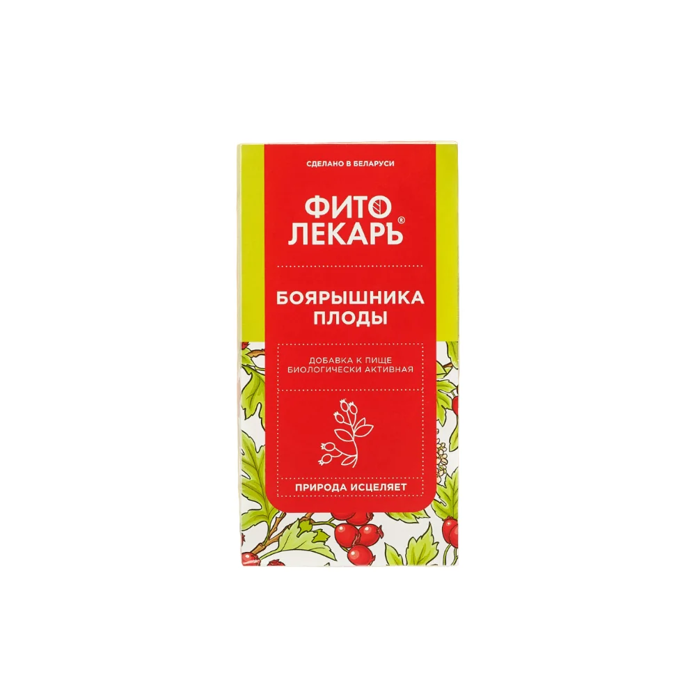 Фитолекарь БАД Боярышника плоды 100г упаковка №1
