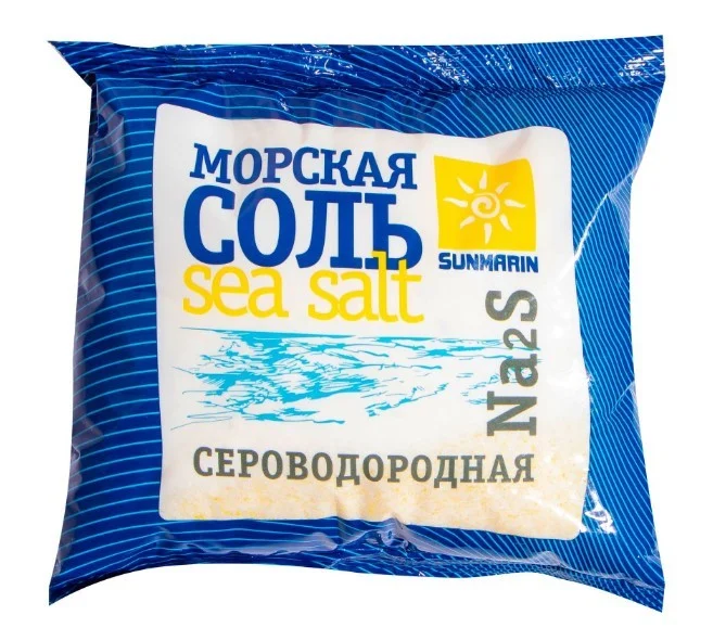 Соль для ванн "Морская" сероводородная 1кг №1