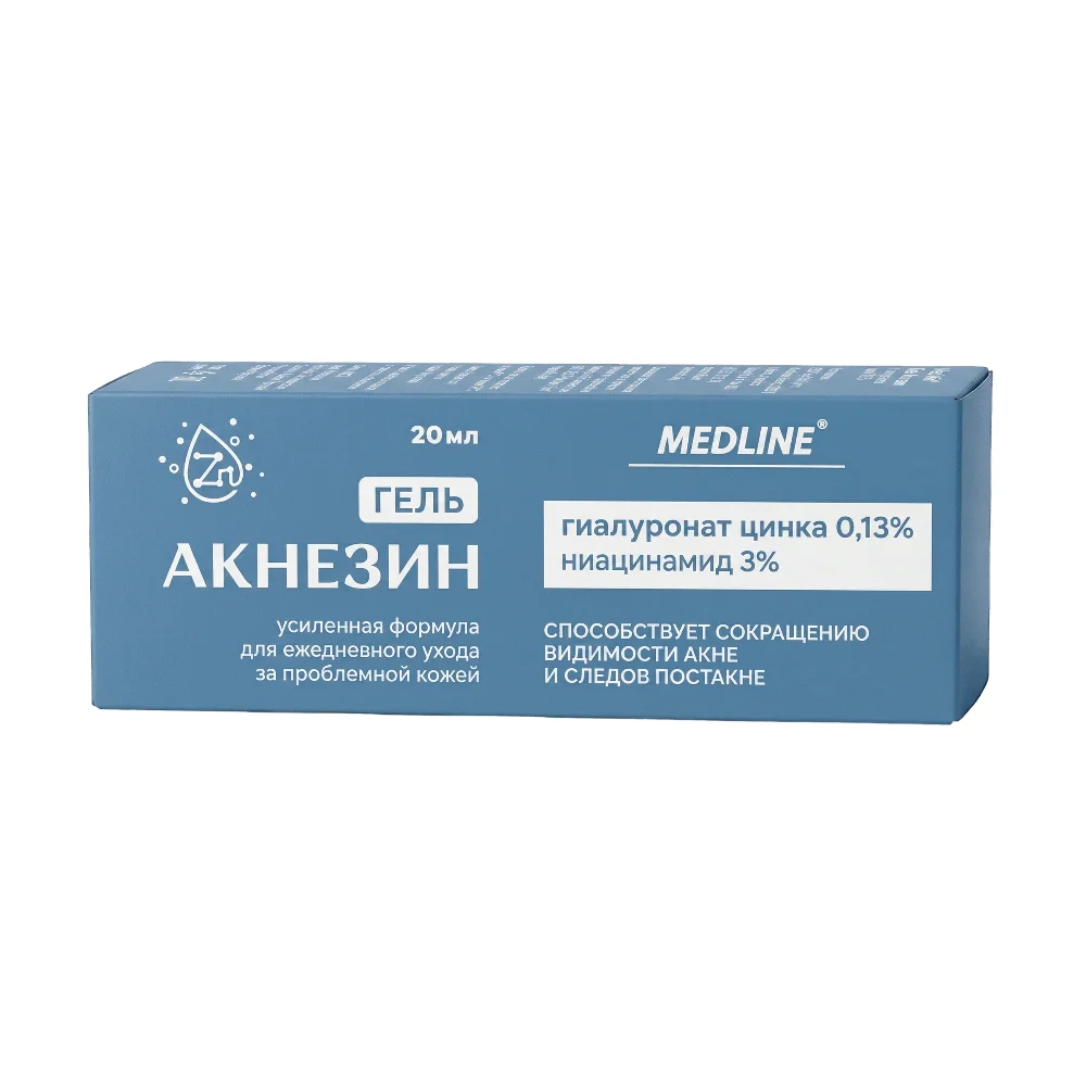 Гель МедЛайн Акнезин с гиалуронатом цинка 0,13% 20мл №1