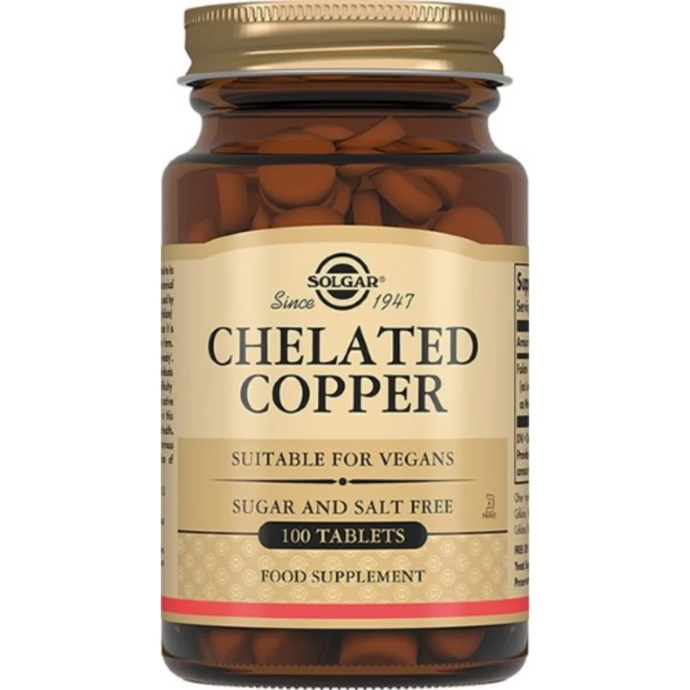 Хелат меди "Solgar" БАД таблетки флакон №100