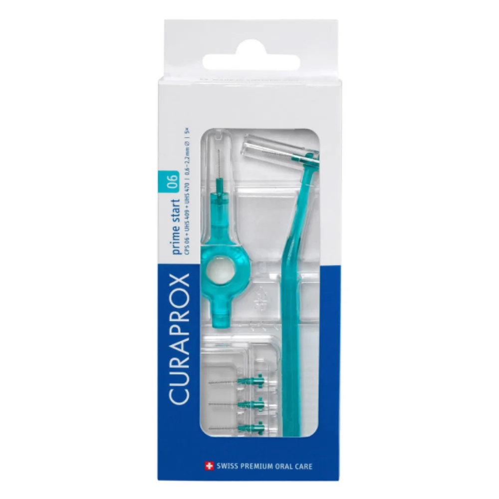 Ершики межзубные CURAPROX Prime Start mixed CPS 06-0,11 с держателем UHS409/470 набор №5