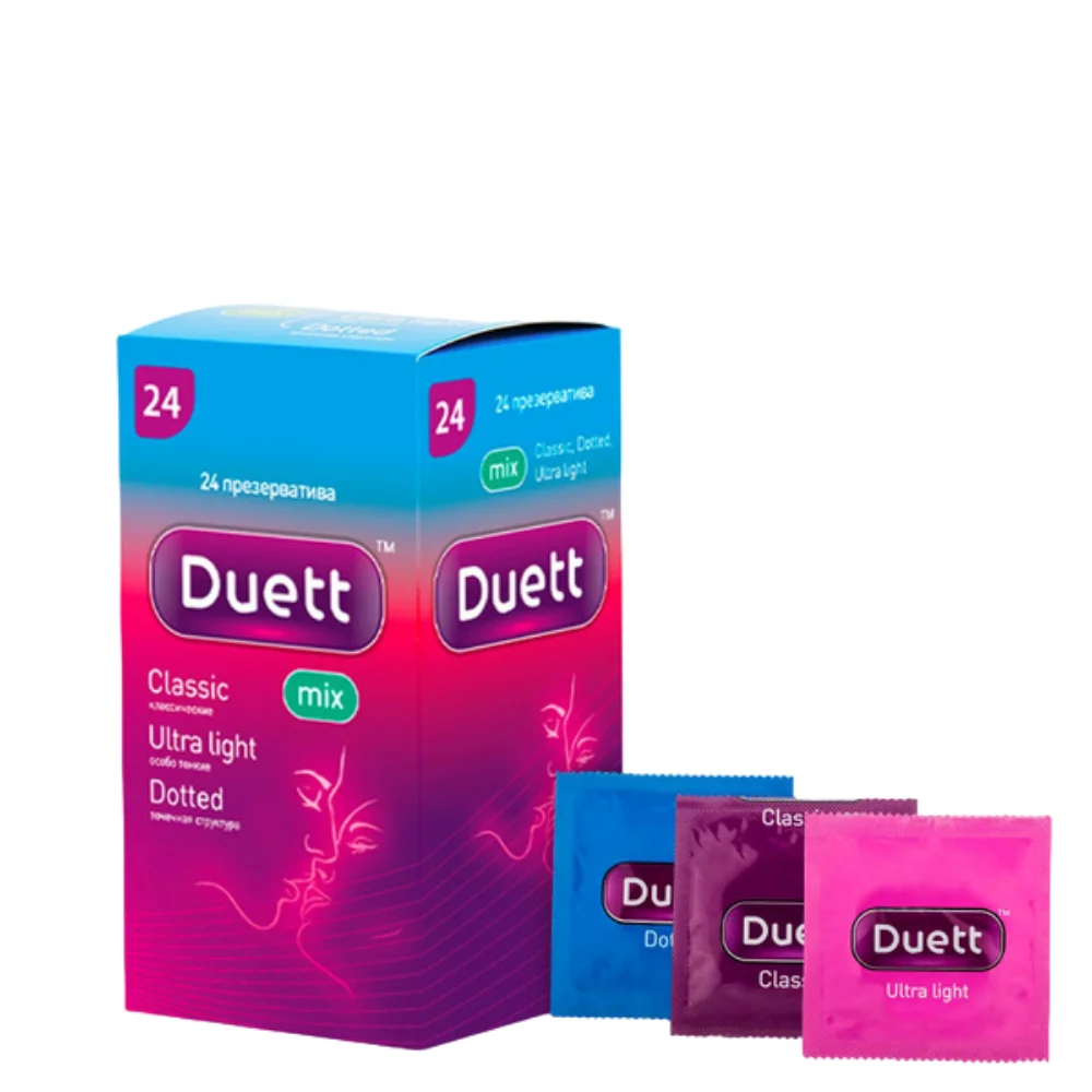 Презервативы Duett Mix №24