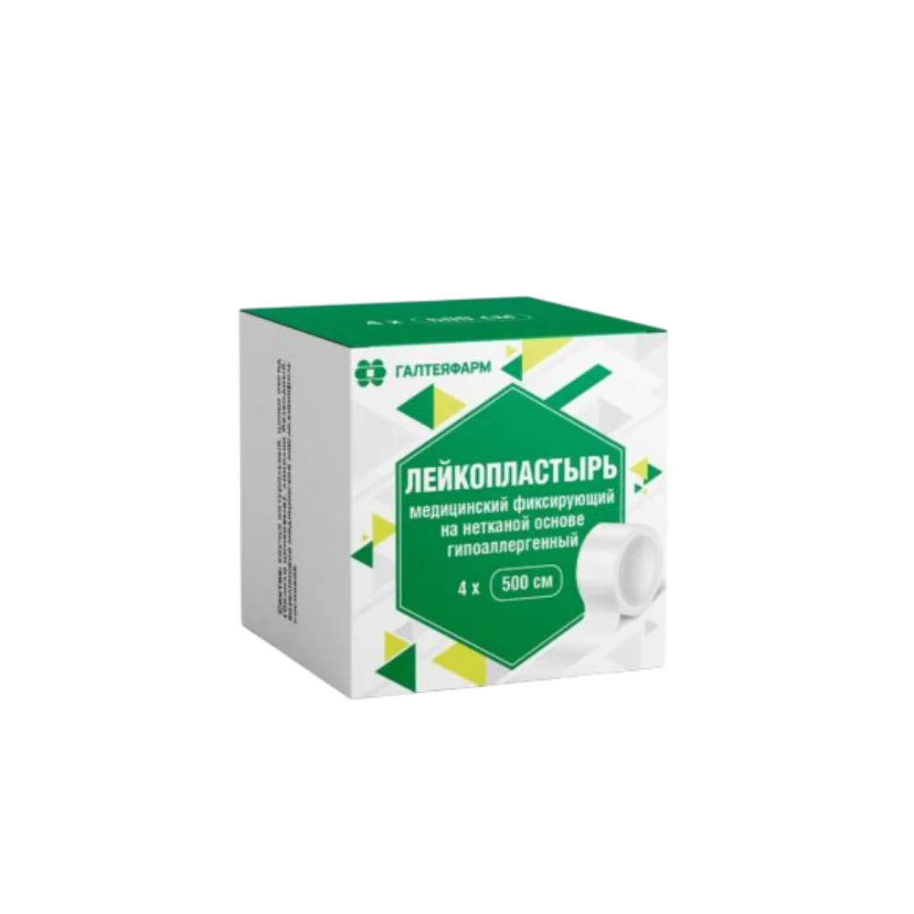 Лейкопластырь медицинский фиксирующий нетканая основа 4см 500см №1