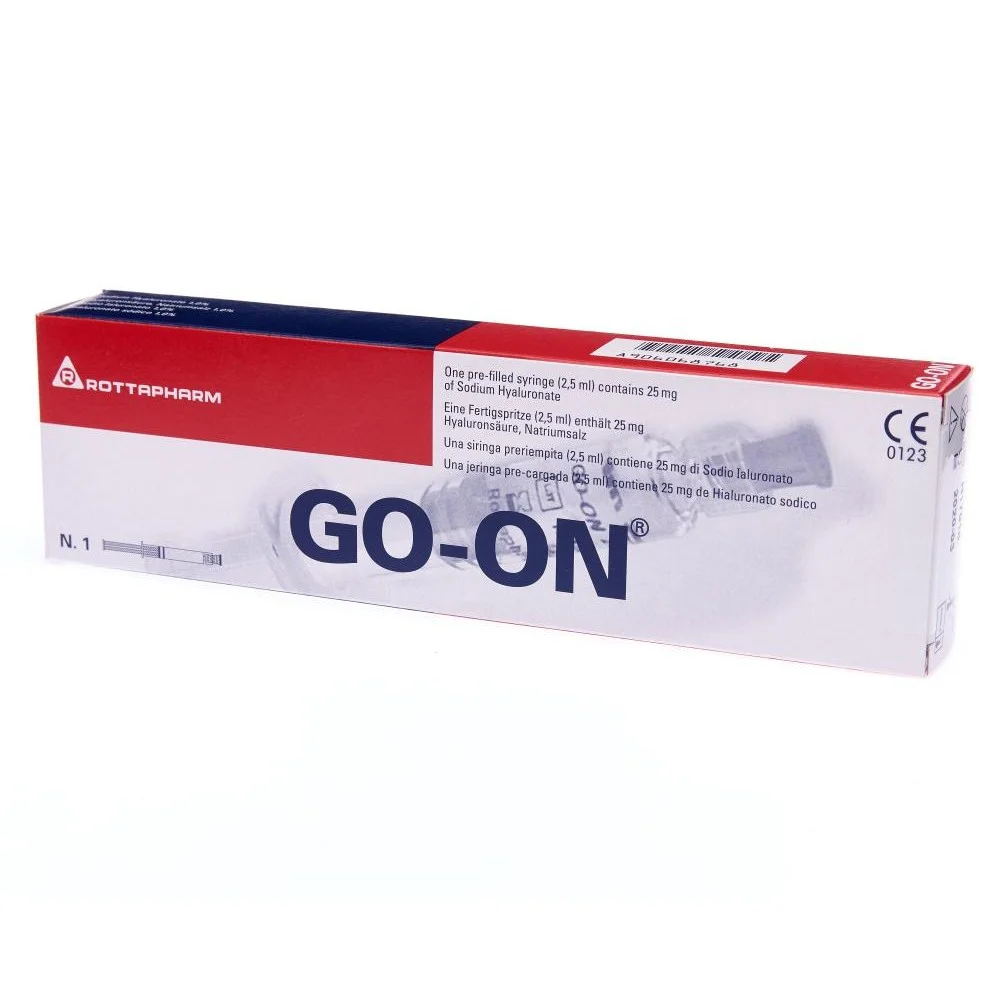 Гоу-он (GO-ON) (натрий гиалуронат 1%) раствор для внутрисуставного введения стерильн. 2,5мл шприц №1
