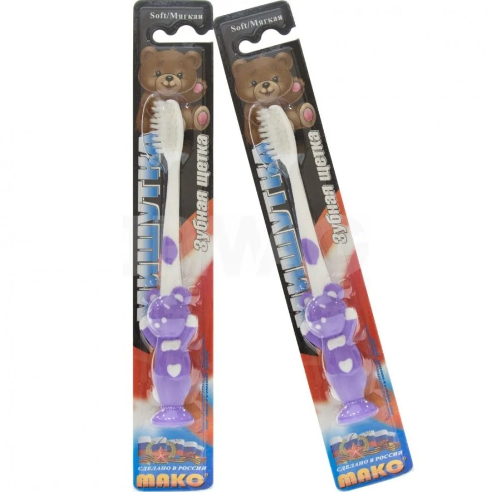 Зубная щетка детская "Мишутка" №1