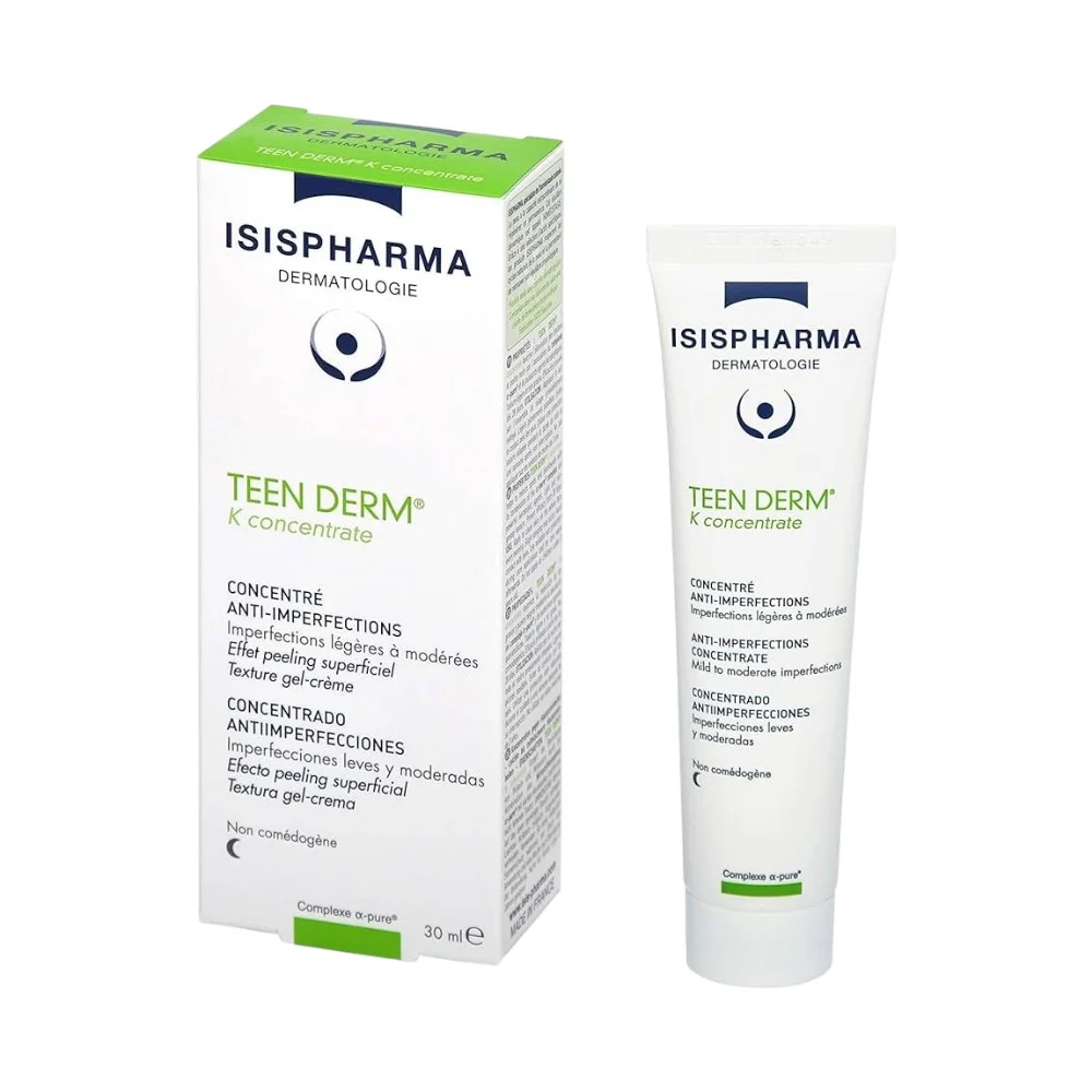 Гель-крем Isispharma Teen Derm K концентрат для кожи с легкой и средней степенью выраженности акне 30мл №1