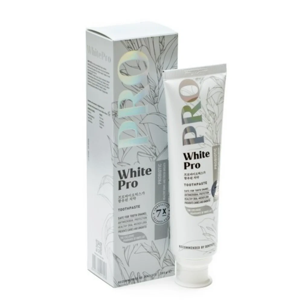 Зубная паста White Pro с пробиотиками и ароматом белой лилии 205г №1