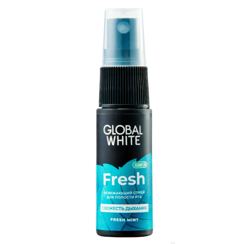 Спрей для полости рта Global White Fresh освежающий 15мл №1