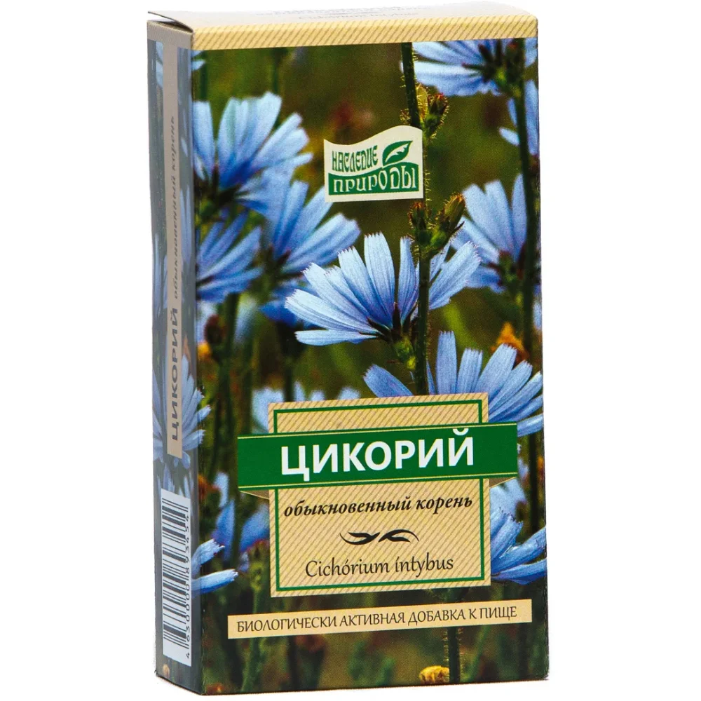 Цикорий обыкновенный, корень БАД серии "Наследие природы" 50г упаковка №1