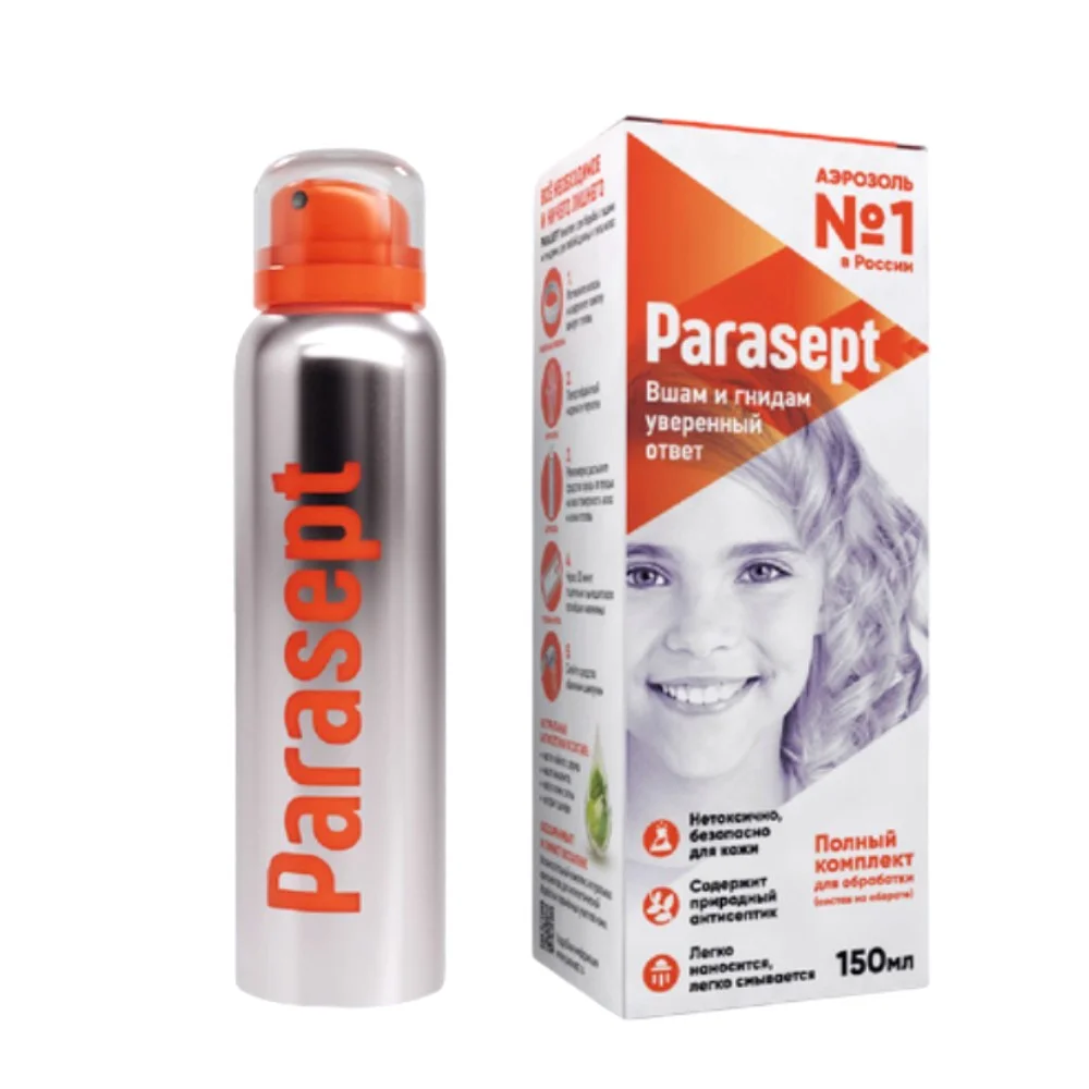 Средство педикулицидное Parasept Himik аэрозоль 150мл №1