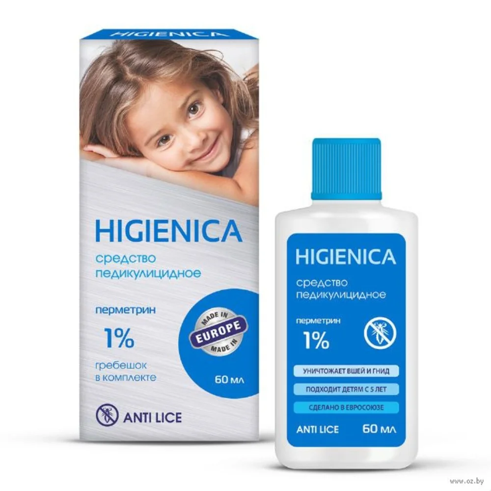 Хигиеника-средство педикулицидное р-р 60мл №1