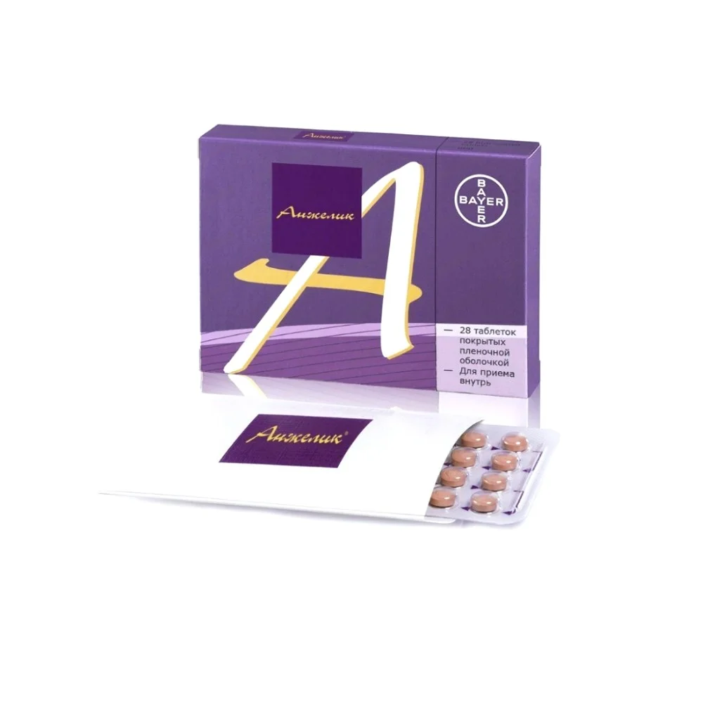 Анжелик таблетки п/о 1мг 2мг блистер №28