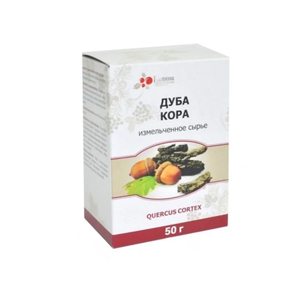 Дуба кора лек. сырье измельчен. 50г упаковка №1
