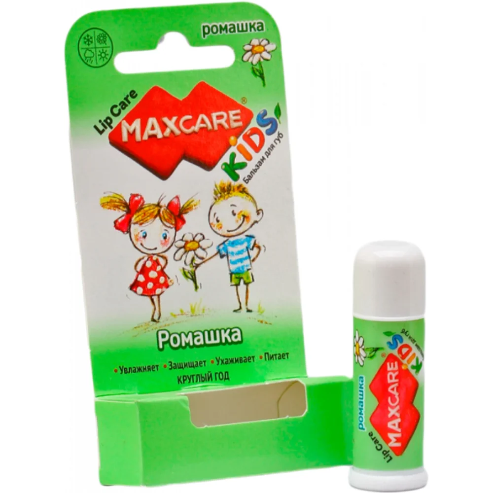 Бальзам для губ детский MaxCare Kids ромашка 4,7г №1