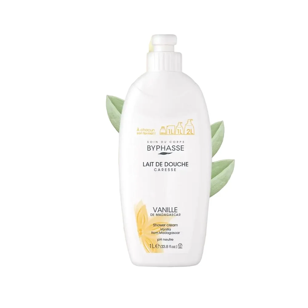 Крем-гель для душа Byphasse Caresse Ваниль 1л №1