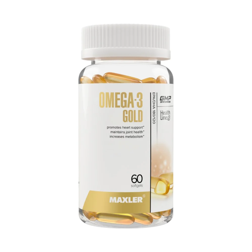 Макслер "Омега-3 голд" БАД капсулы 1,35г упаковка №60