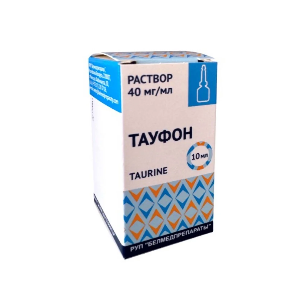 Тауфон глазные капли 40мг/мл 10мл флакон с крышкой-капельницей №1
