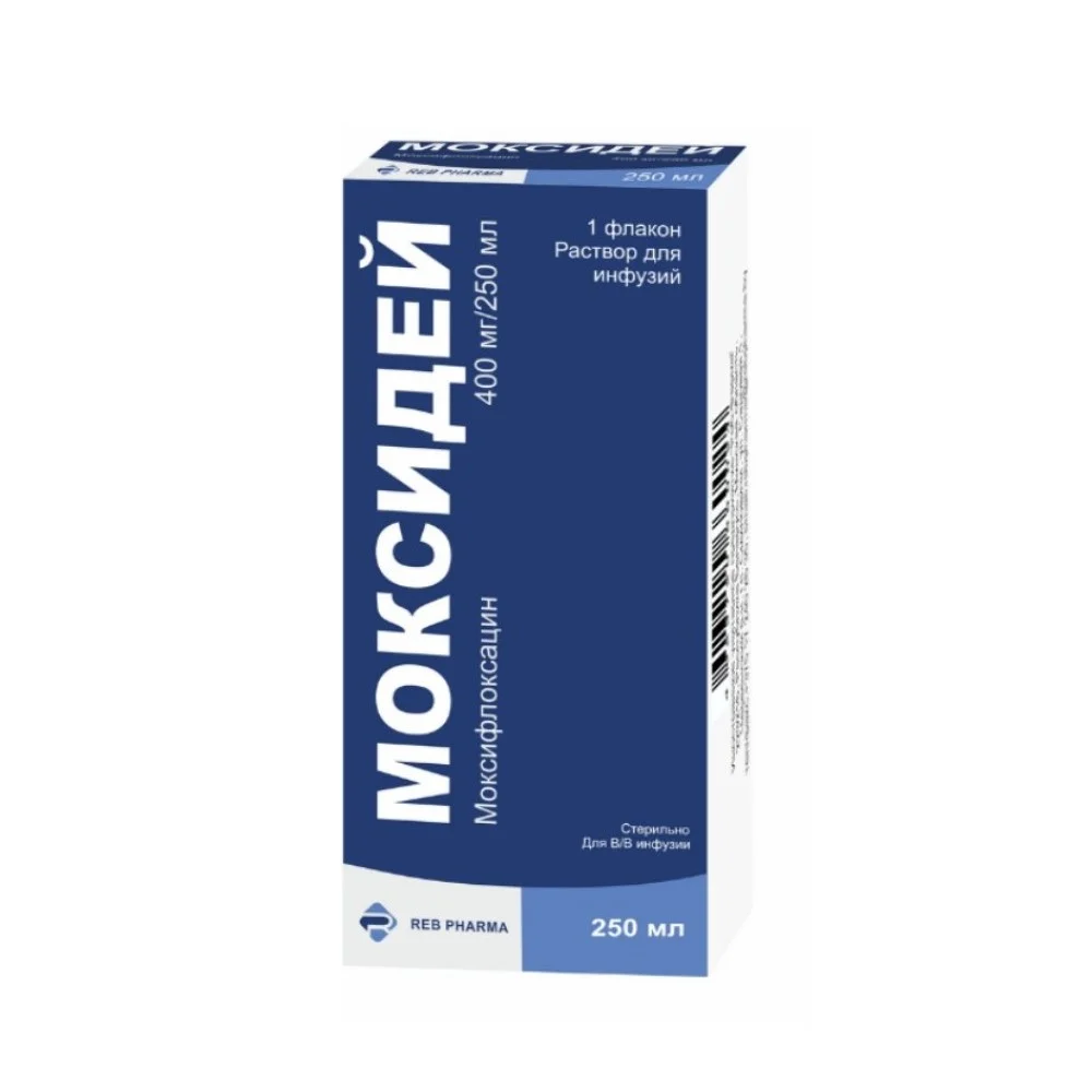Моксидей р-р для инфузий 400мг 250мл флакон №1