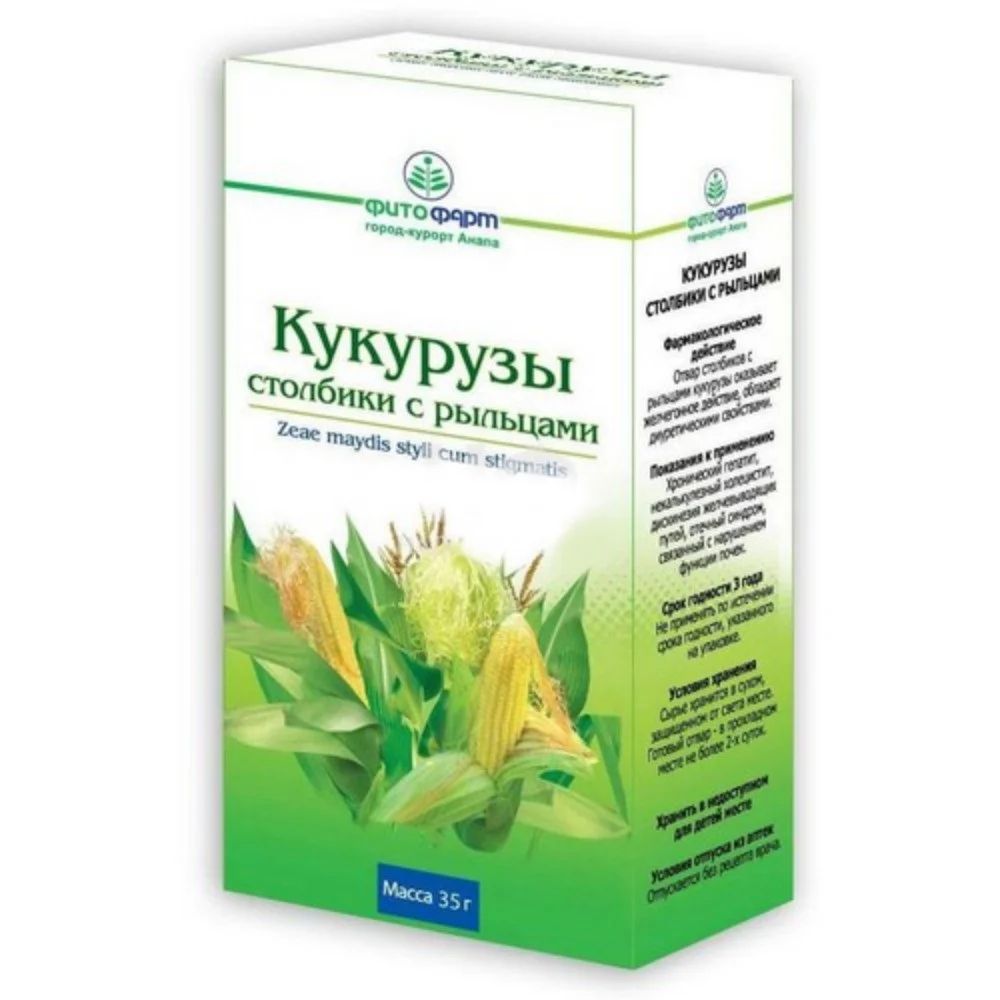 Кукурузы столбики с рыльцами "Целебная поляна" БАД 35г №1
