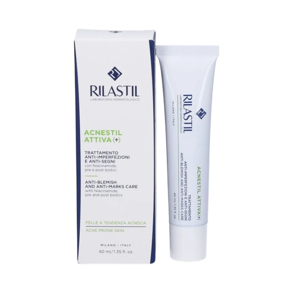Крем Rilastil Acnestil Attiva (+) корректирующий для ухода за кожей с несовершенствами 40мл №1