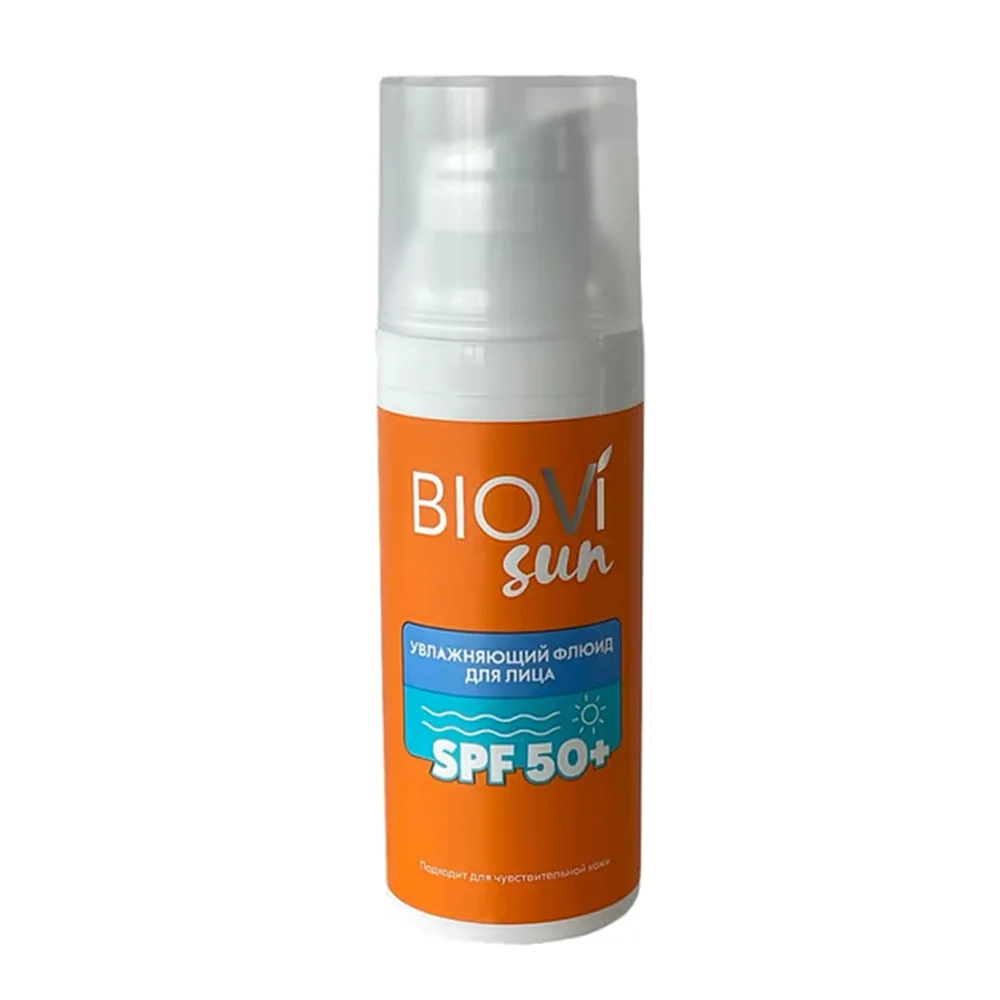 Флюид для лица Biovi Sun увлажняющий SPF 50+ 50мл №1