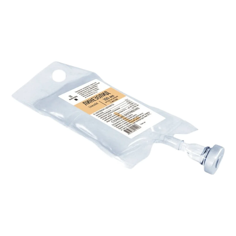 Линезолид р-р для инфузий 2мг/мл 100мл полимерный контейнер №1