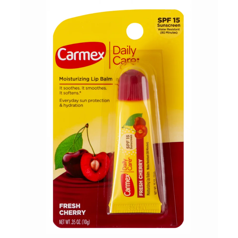 Бальзам для губ Carmex вишня SPF 15 10г туба №1