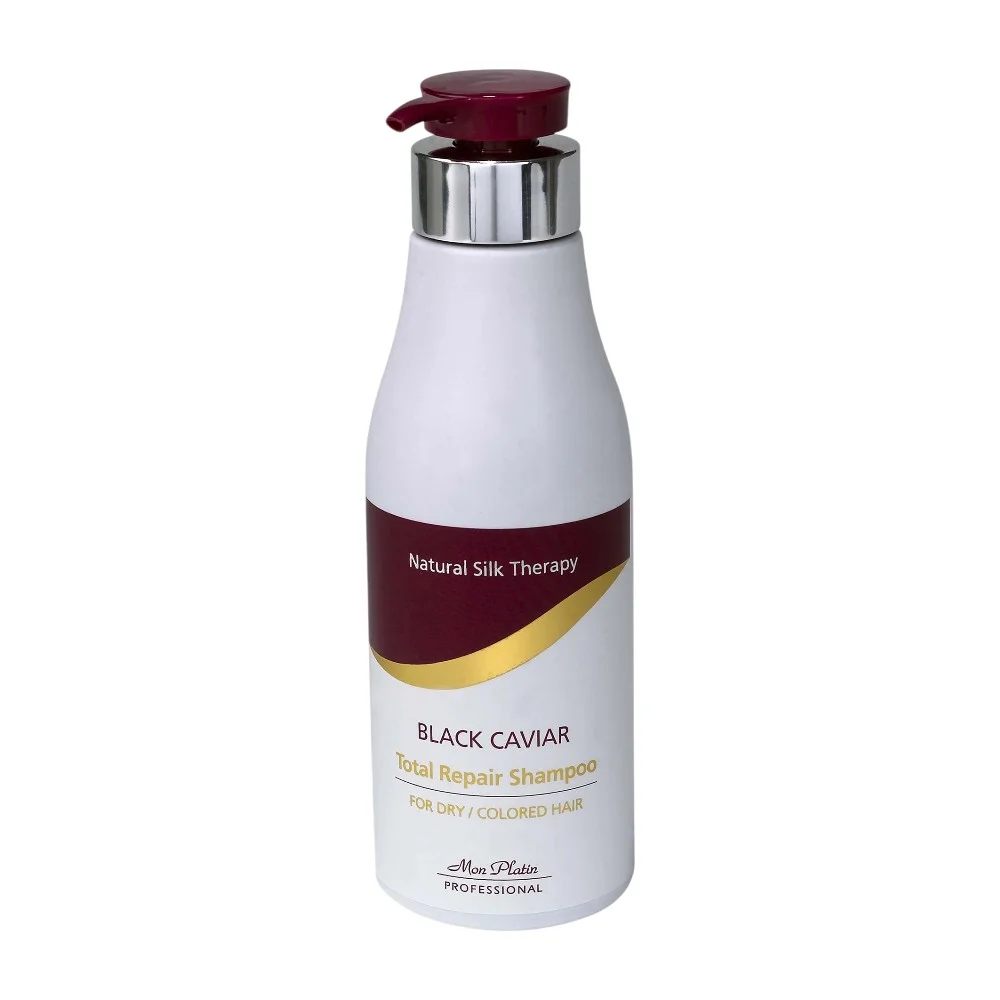 Шампунь Mon Platin Professional восстанавливающий рН баланс для сухих волос с экстрактом черной икры 500мл №1
