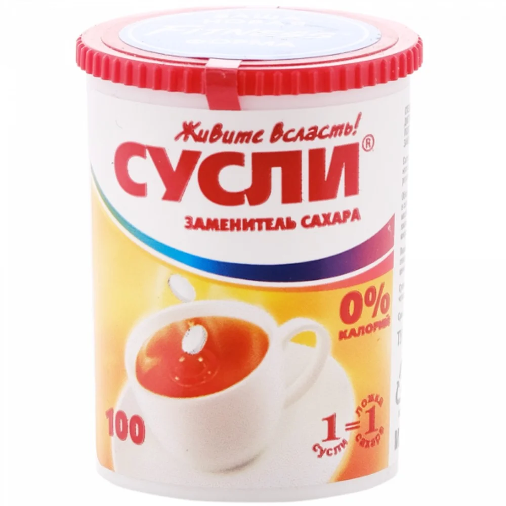 Сусли заменитель сахара таблетки 6г банка №100