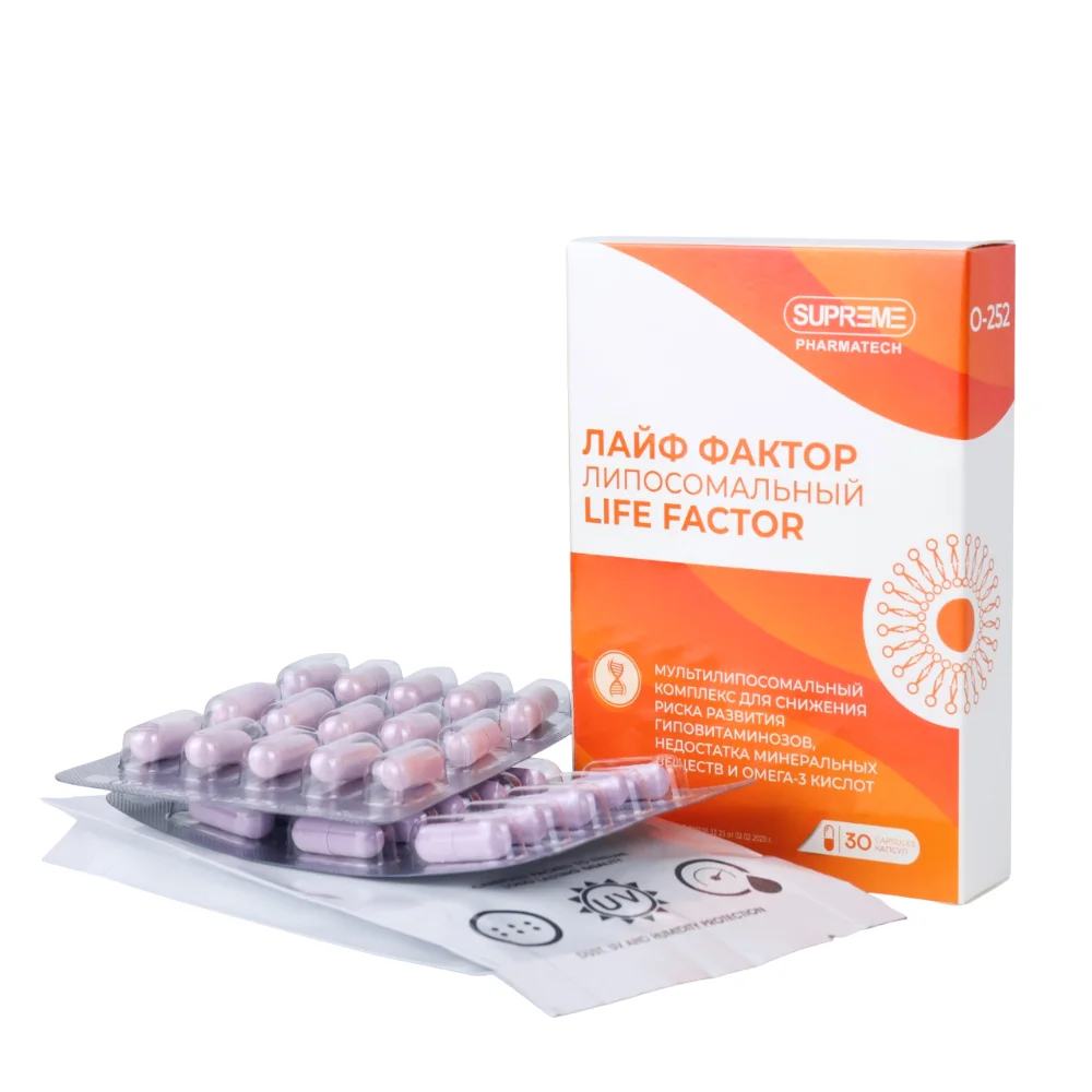 Лайф Фактор O-252 БАД капсулы упаковка №30