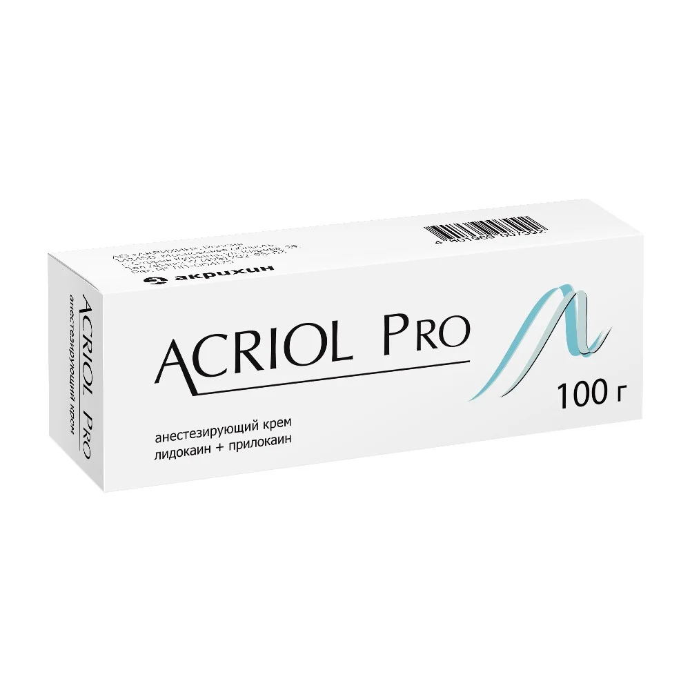 Акриол Про крем для местного и наруж. прим. 2,5% 2,5% 100г туба №1