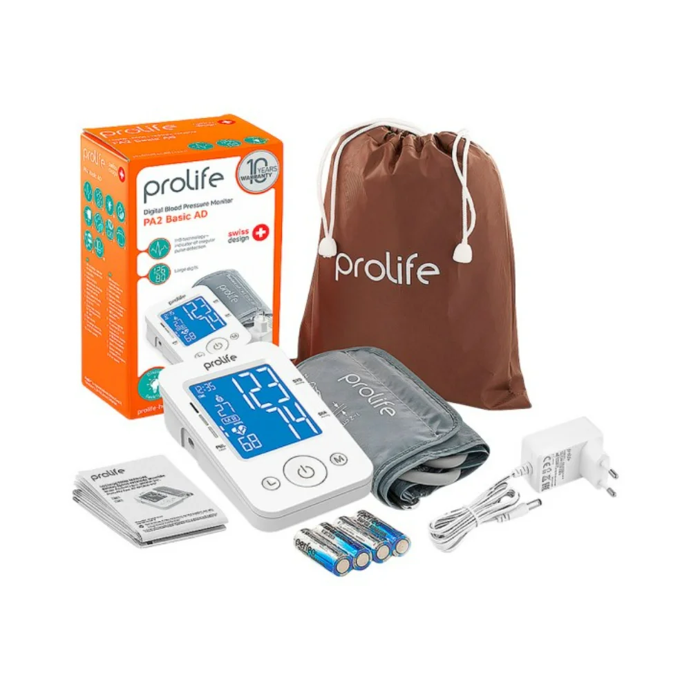 Измеритель артериальн. давления электронный Prolife PA2 Basic AD (BPCB0A-3H) №1